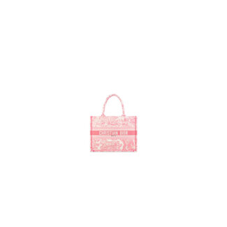 Medium Dioriviera Book Tote Pink