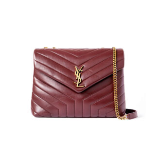 LOULOU SMALL CHAIN BAG Red