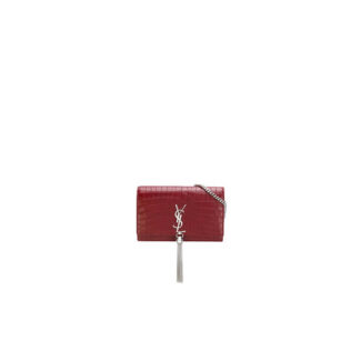 KATE EMBOSSED SHOULDER BAG Red