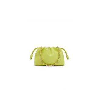 Medium Flamenco purse in mellow nappa lambskin Yellow