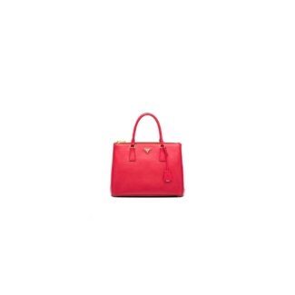 Large Galleria Saffiano leather bag Red
