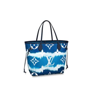 Escale Neverfull MM Tote Lake Blue