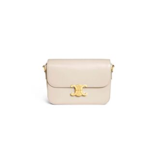 CLASSIQUE TRIOMPHE BAG IN CALFSKIN Beige