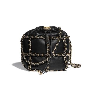 Small Drawstring Bag black
