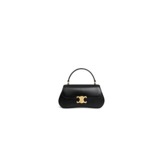 TEEN LOLA bag in shiny calf leather(High-end Grade) black