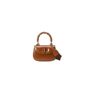 BAMBOO 1947 JUMBO GG SMALL TOP HANDLE BAG Khaki